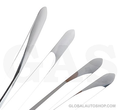 Oldsmobile chrome bumper protector cover, front and rear chrome bumper molding accessory, Oldsmobile chrome bumper trim upgrade